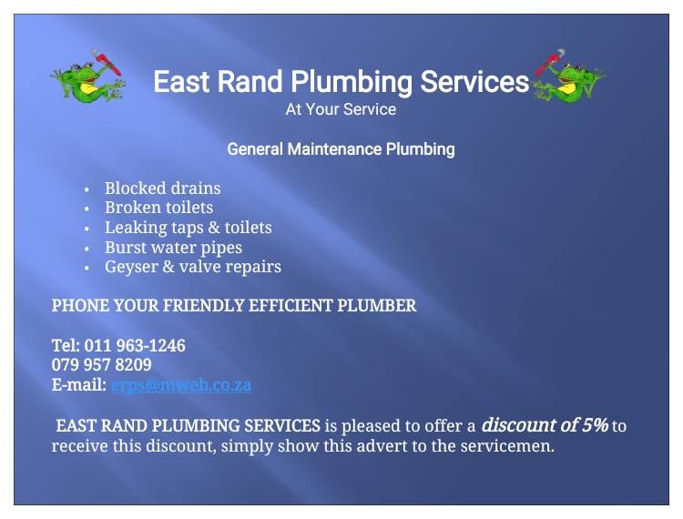 East Rand Plumbing Services