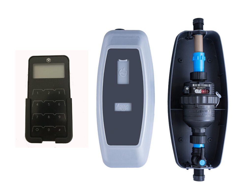 Amanzi Prepaid Water Meter With User Replaceable Batteries Keypad